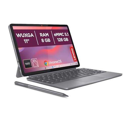 ¡GRAN PRECIO! Lenovo Chebook Duet Gen 9-11" WUXGA Táctil + Lápiz Incluido Gris + 3 Meses Google AI Pro con Gemini Pro y 5TB | Oferta Amazon