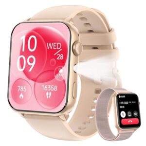 OFERTA: Reloj Inteligente Mujer con Llamada,1,91″ Smartwatch Mujer con Pulsómetro- Linterna,Podómetro,SpO2,Monitor Sueño,20 Días Autonomía,Impermeable IP68,110+Modos Deportivo,Reloj Deportivo para Android/iOS rebajado hoy