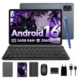 TABWEE Andriod 16 Tablet con Teclado, 24 GB + 256 GB , Octa-Core con descuento