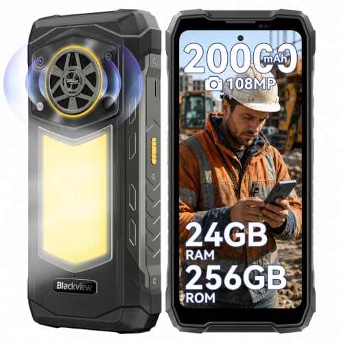 DESCUENTO: Blackview Rock 5 Movil Irpible, 24GB+256GB Android 16 Movil Indestructible, 20000mAh, 108MP+50MP+20MP Visión Nocturna, 6.78" FHD+ Display 120Hz IP69K Móvil Rugerizado, NFC/OTG/GPS/3 Años Garantía rebajado hoy