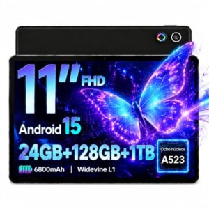 NIDUBIO Tablet, Tablet Android de 11 , 24 GB 128 GB Ampliable hasta 1 TB, Octa-Core, Gran Capacidad de 6800 mAh, Cámara Dual, Desbloqueo Facial en promoción