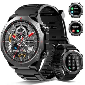 OPORTUNIDAD: Reloj inteligente hombre mujer, Militar Smartwatch, 1,39 HD pantalla, Negro | Oferta Amazon