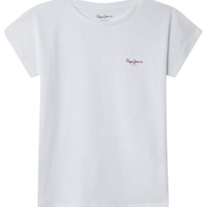 Pepe Jeans Camiseta Gigi para niña, Color Blanco , 8