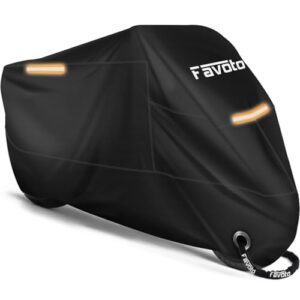 DESCUENTO: Favoto Funda Moto Impermeable Exterior Interior Protección Antiviento con oferta