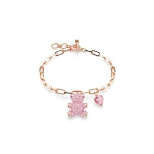 REBAJADO: Swarovski Pulsera Teddy, Oso, Rosa, Baño tono oro rosa rebajado hoy