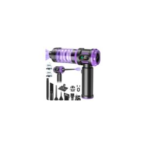 CHOLLO: Apgoza Aspirador de Mano sin Cable Potente, 5 EN 1 Aspirador Coche Portátil | 27,000 Pa con Batería Recargable 2 Filtros HEPA Lavable y Reutilizable, 120W para Hogar Coche y Mascotas en promoción