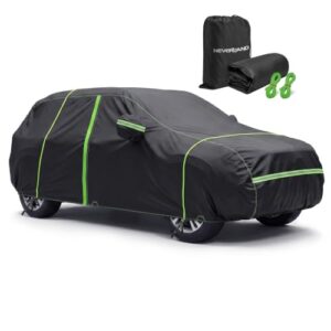 REBAJADO: NEVERLAND Funda Coche SUV Exterior Impermeable Negro 455x185x170CM | Oferta Amazon
