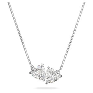 TOP VENTAS: Swarovski Collar Mesmera Attract, Corazón, Blanco, Baño de rodio | Oferta Amazon