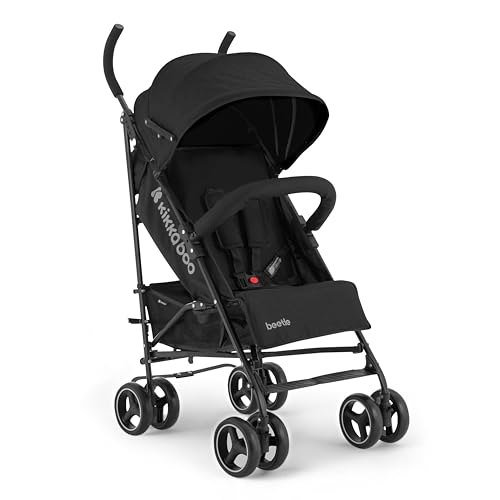 DESCUENTO: KikkaBoo BEETLE Silla de Paseo, Carrito Bebé hasta 22 kg, Plegado, Ligero, Compacto, Negro con descuento