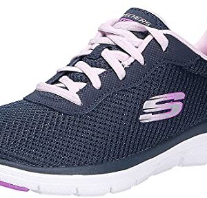 REBAJADO: Skechers Flex Appeal 4.0 Brilliant View Regular, Zapatillas Mujer, Navy, 38 EU | Oferta Amazon