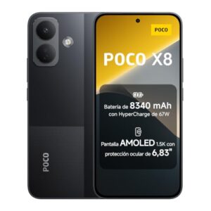 POCO X8, Smartphone 8G+256GB, Negro, 8340mAh, carga de 67 W con oferta