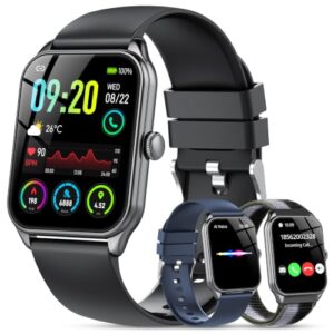 REBAJADO: Reloj Inteligente Hombre-3 Correas, Llamadas y Voz AI, Whatsapp Notificación,1.83″ Smartwatch Mujer con SpO2 Pulsómetro Monitor de Sueño,120+Modos Deportes,Impermeable IP68 para iOS Android rebajado hoy