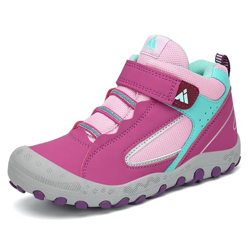 REBAJADO: Mishansha Zapatillas de Senderismo Trekking Niño Niña, Púrpura Rosado 35 al mejor precio