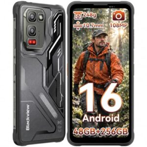 ¡GRAN PRECIO! Blackview Fort 5 Android 16 Móvil Resistente, 248g Ligero, 10,7mm Ultrafino al mejor precio