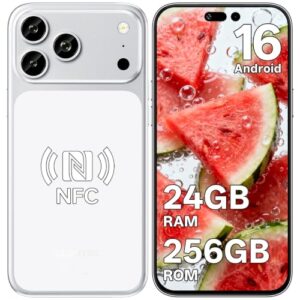 REBAJADO: OUKITEL C17 Plus Telefono Movil Android 16, 6.9″ 120Hz, 24GB+256GB Plateado | Cámara AI 64MP Telefonos Moviles Libres, Batería 5000mAh/18W Móvil, 4G Dual SIM Smartphone, NFC, Face ID, Fingerprint, GPS | Oferta Amazon