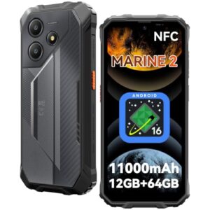 OSCALNEX Marine 2 Movil Irpible Android 16, 11000mAh Móvil Resistente | Oferta Amazon